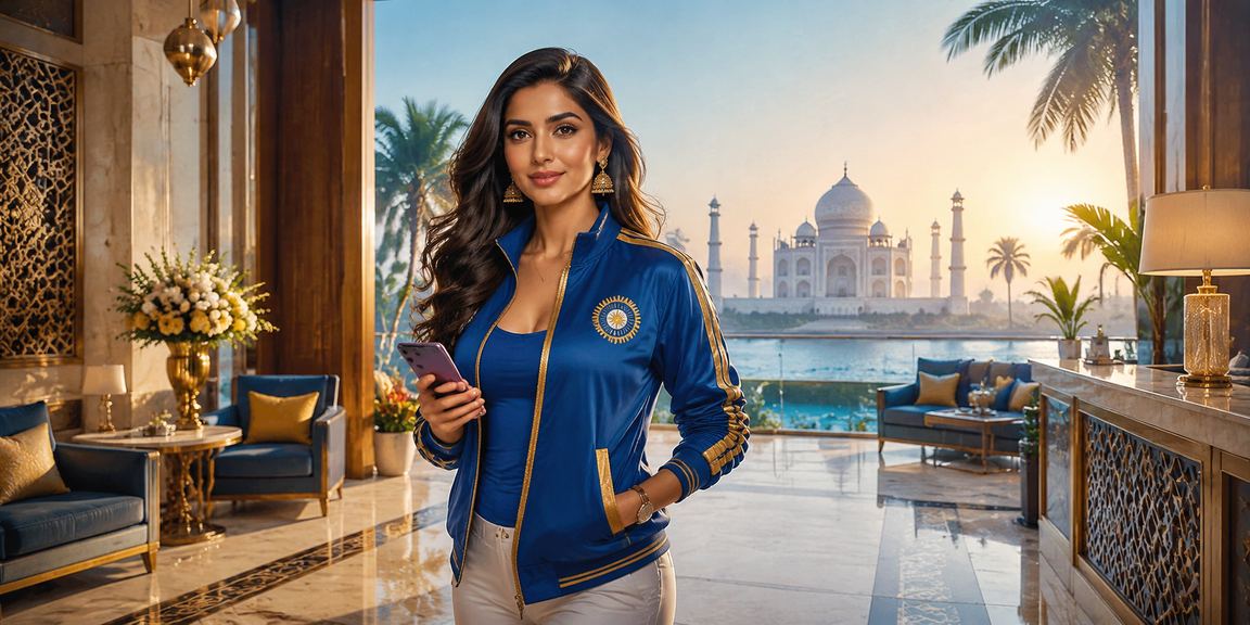 Cricket bat and ball symbolizing Indian sports betting passion